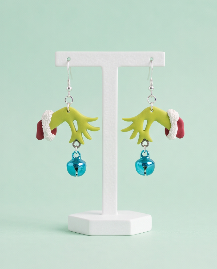 Green Hands with bell