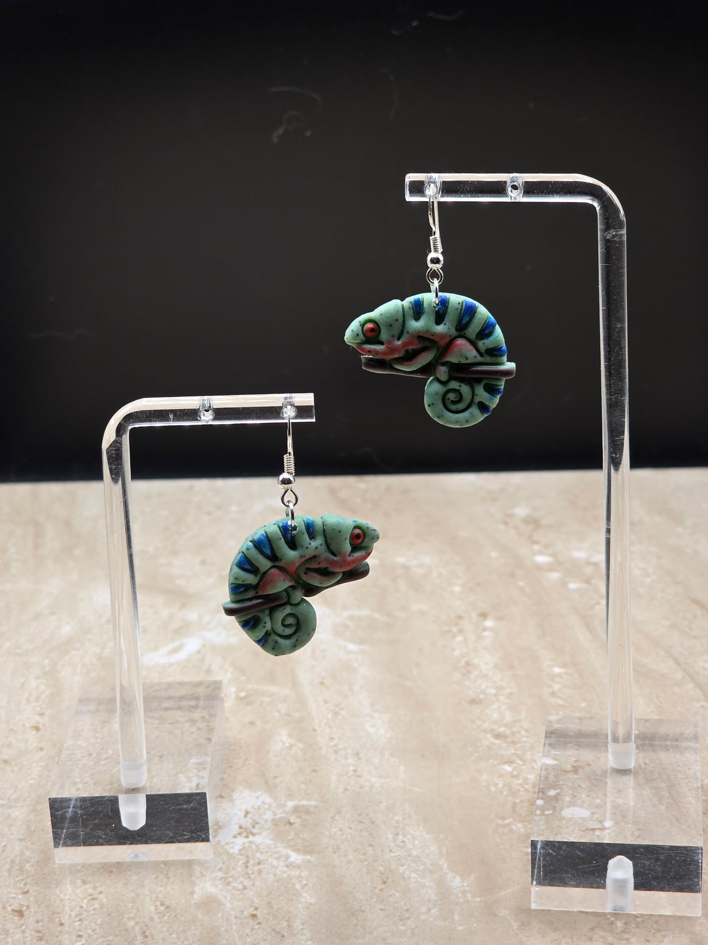 Chameleons with Red Bellies