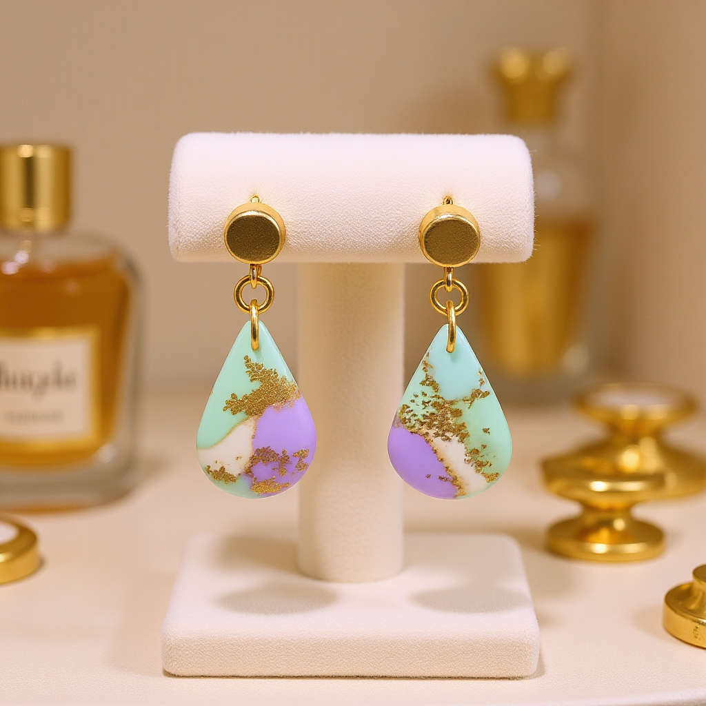 Large Multi-Colour Tear Drops