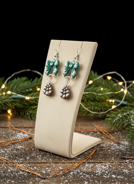 Snowy Pinecones - Silver