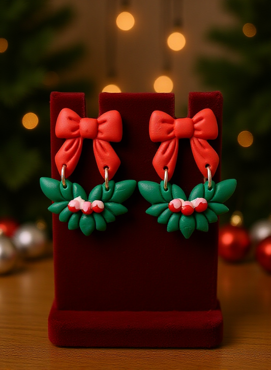 Holly Bough with a Bow