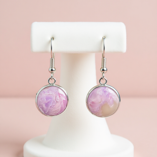 Dangly Marble Earrings