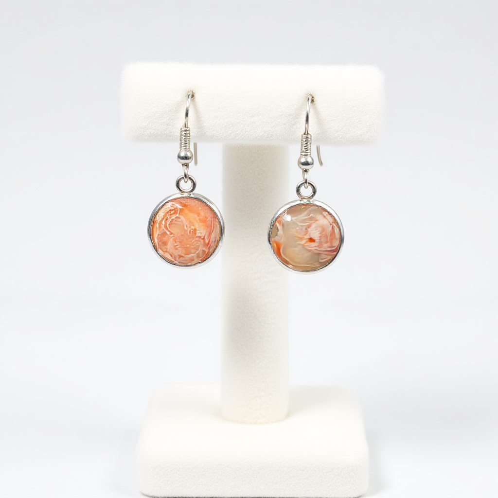 Dangly Marble Earrings