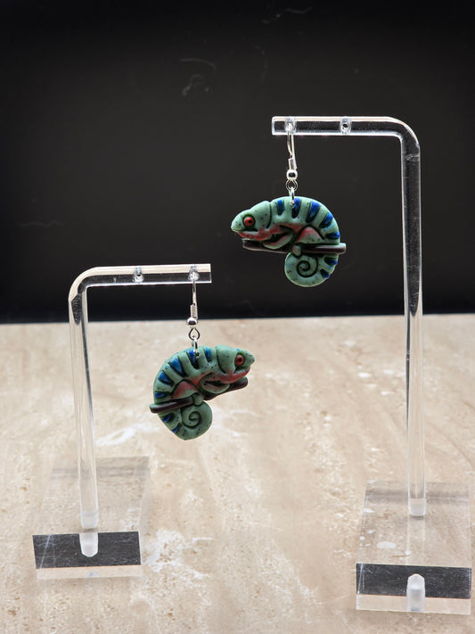 Chameleons with Red Bellies