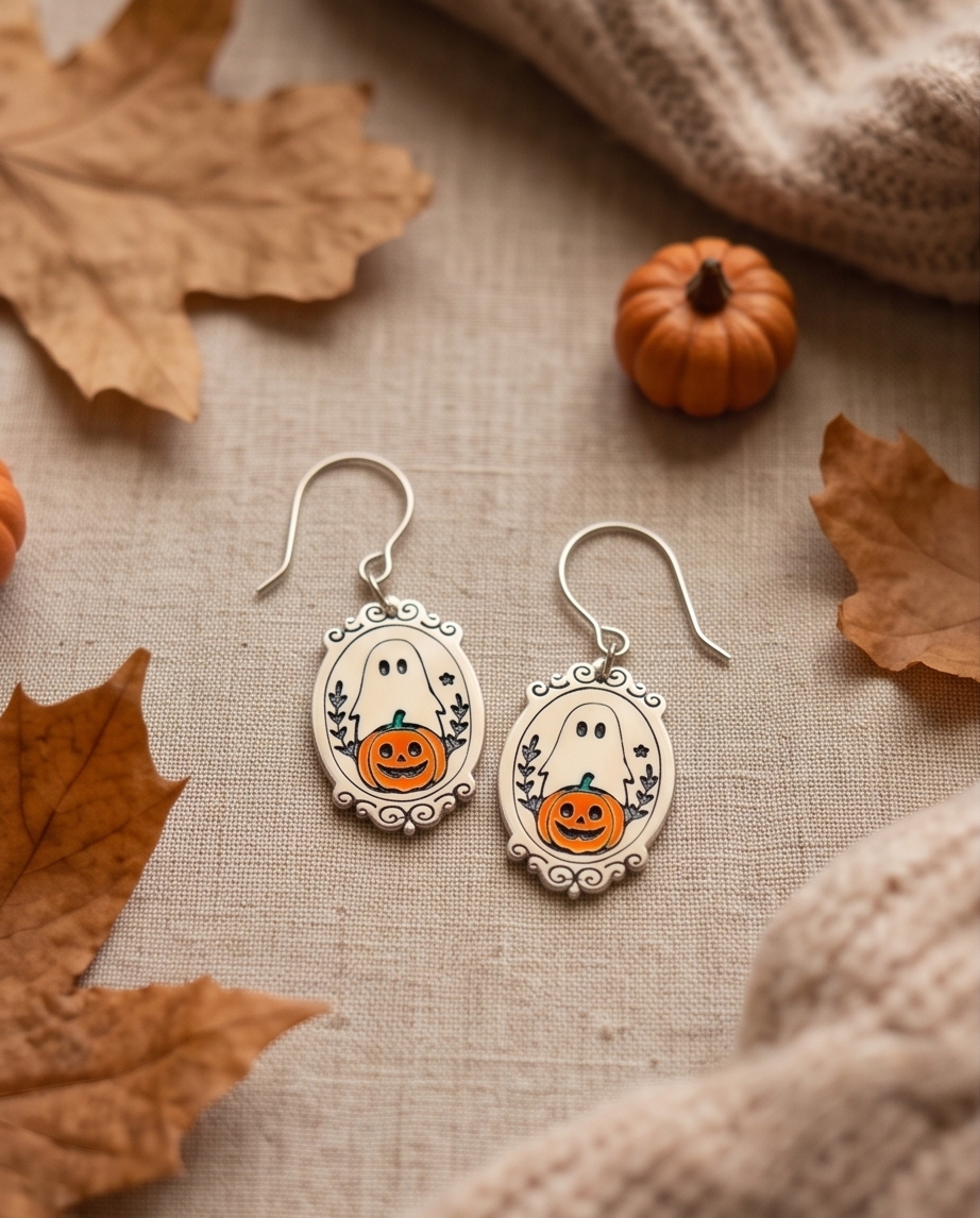 Ghost with Pumpkin