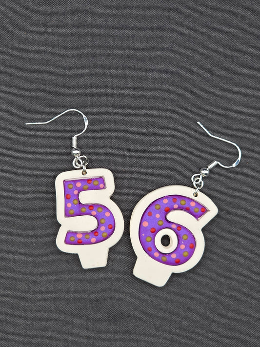Birthday Candle Earrings